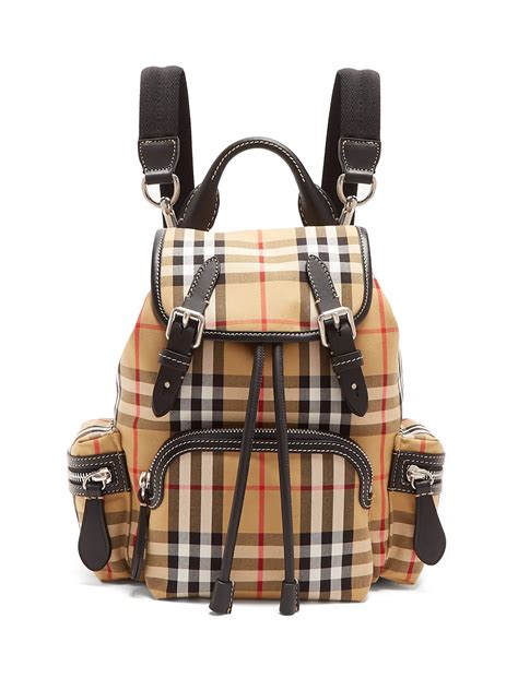 burberry small checkered backpack|Burberry vintage backpack.